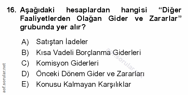 Soru 16