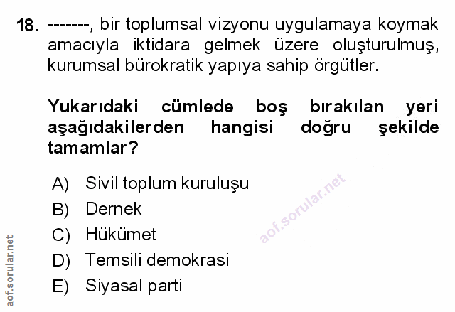 Soru 18