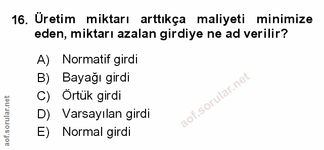 Soru 16