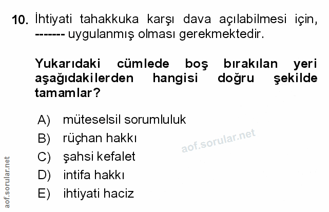 Soru 10