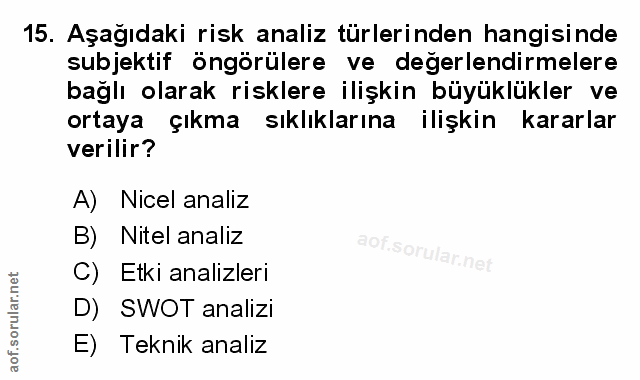 Soru 15