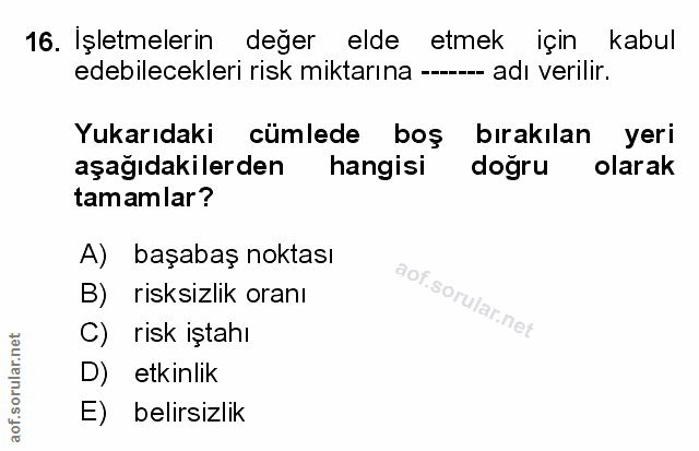 Soru 16