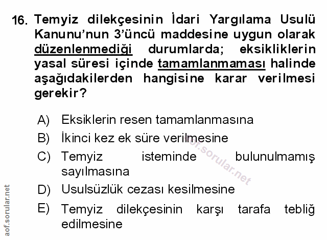 Soru 16