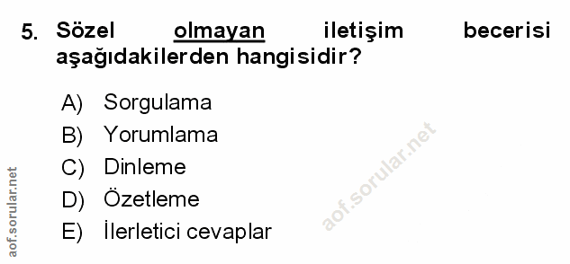 Soru 5