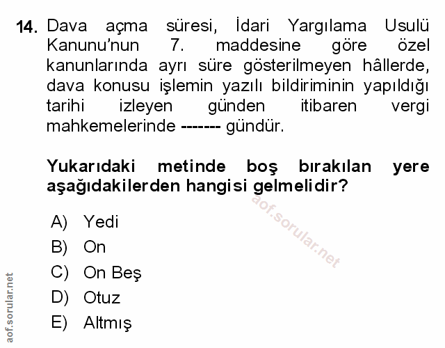 Soru 14