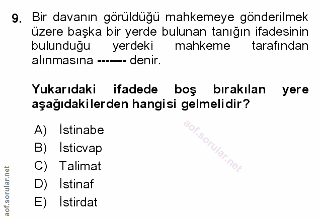 Soru 9