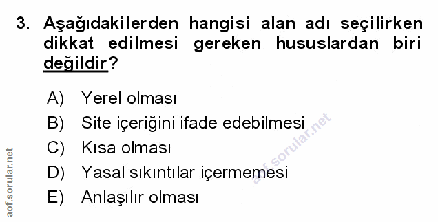 Soru 3