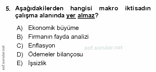 Soru 5