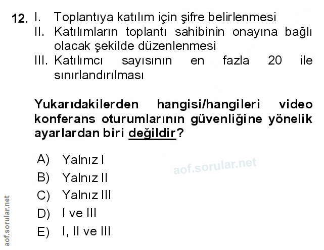 Soru 12