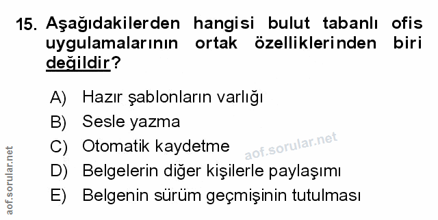 Soru 15