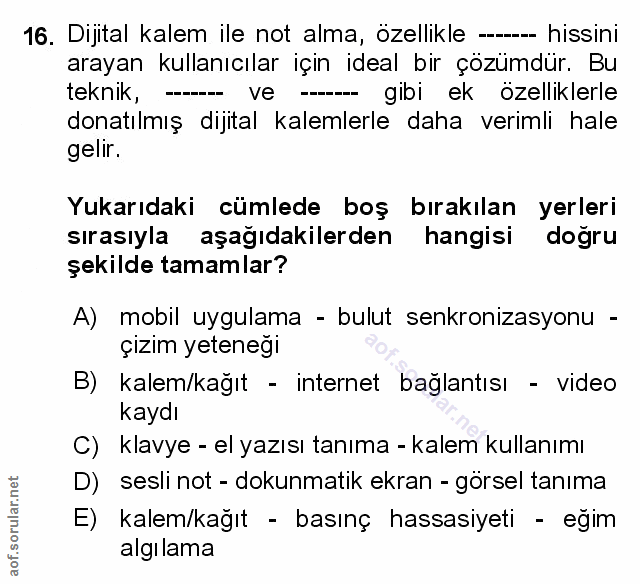 Soru 16