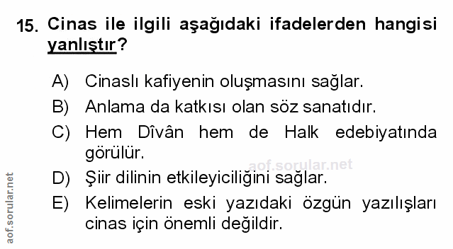 Soru 15