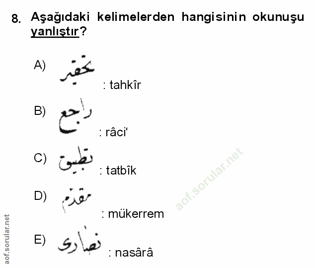 Soru 8