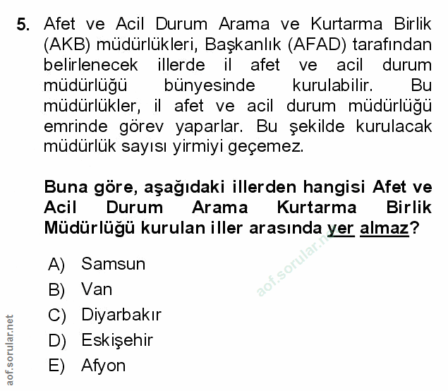 Soru 5
