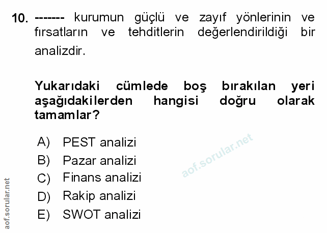 Soru 10