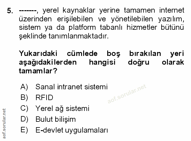 Soru 5