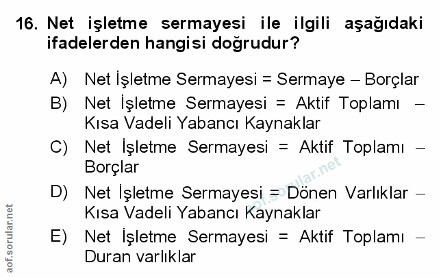 Soru 16