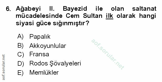 Soru 6