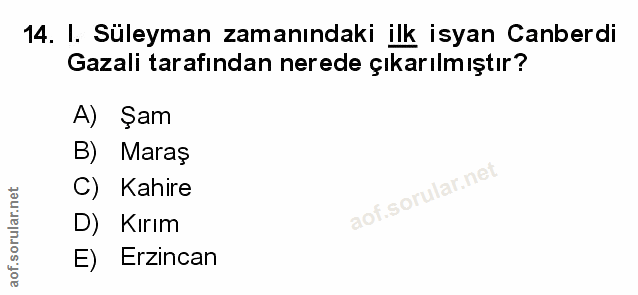 Soru 14