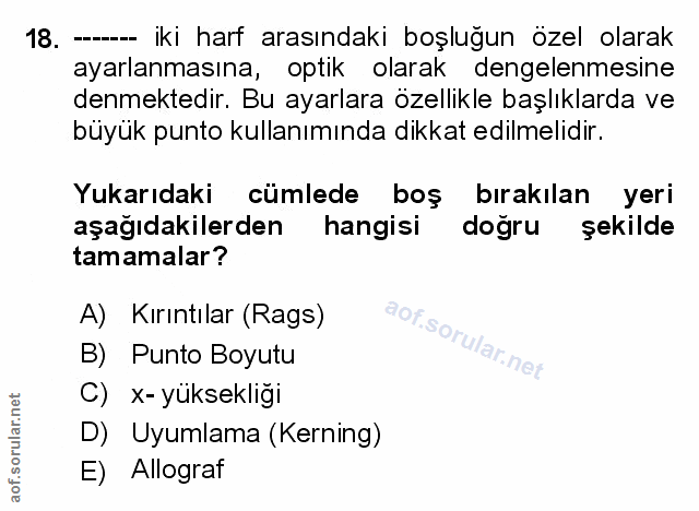 Soru 18