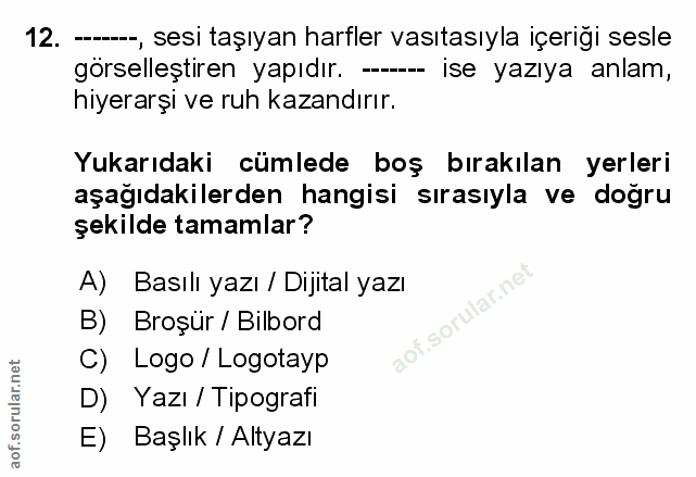 Soru 12
