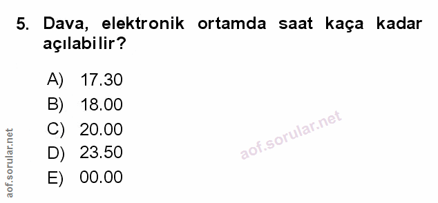 Soru 5