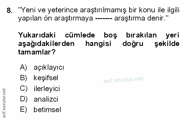 Soru 8