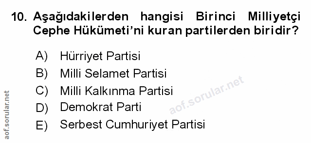 Soru 10