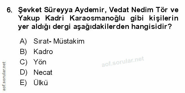 Soru 6