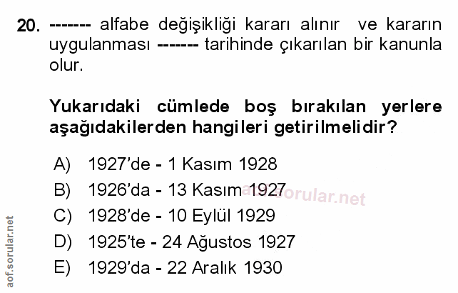 Soru 20