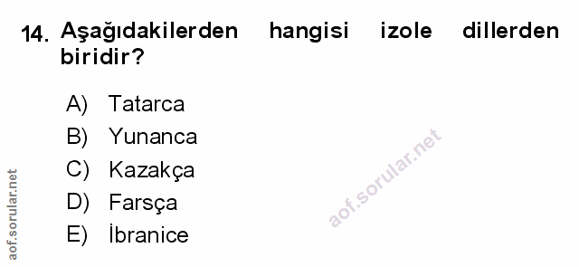 Soru 14