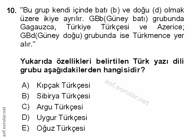 Soru 10