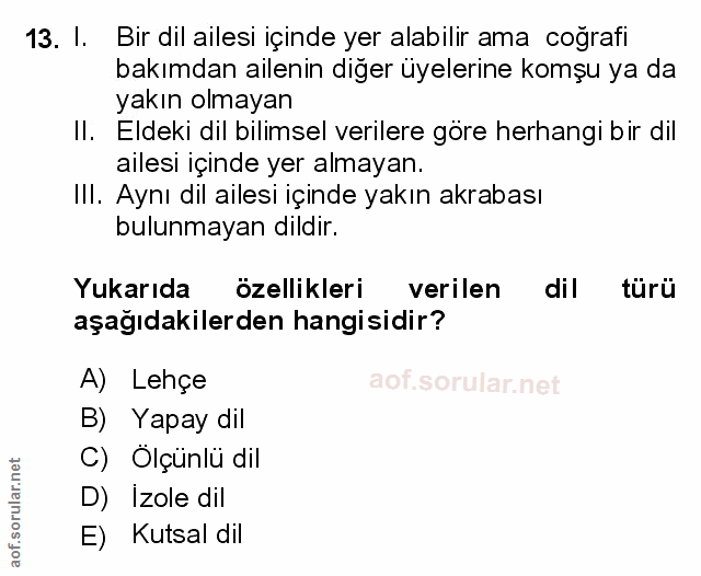 Soru 13