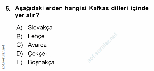 Soru 5