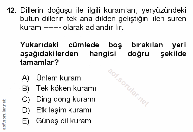 Soru 12