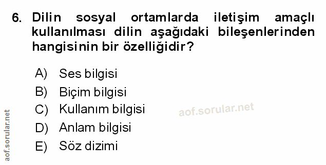 Soru 6