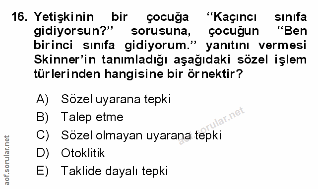 Soru 16