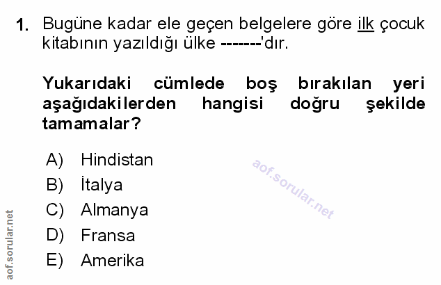 Soru 1