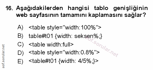 Soru 16