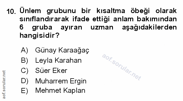 Soru 10
