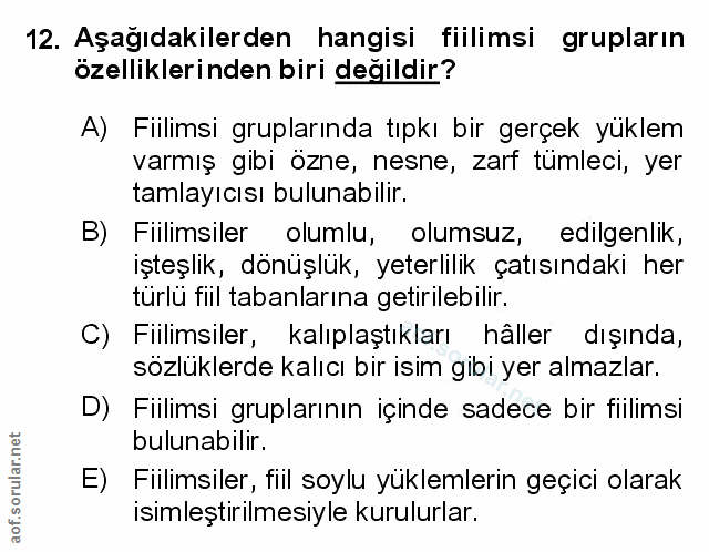Soru 12