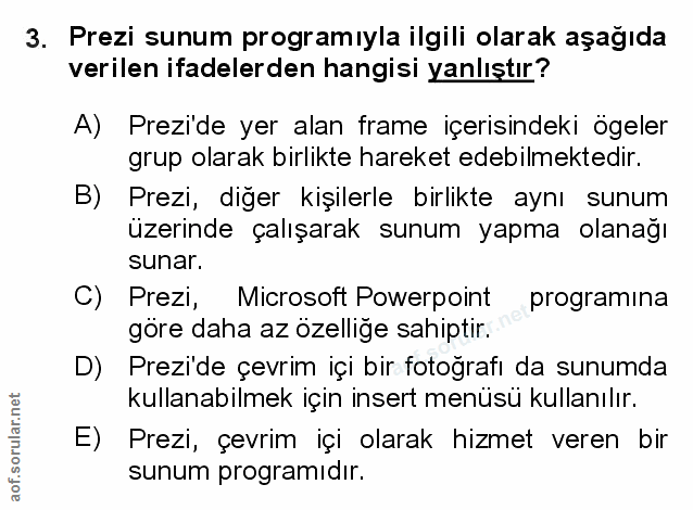 Soru 3
