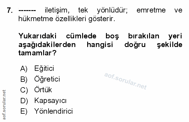 Soru 7