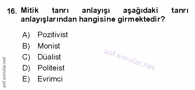 Soru 16