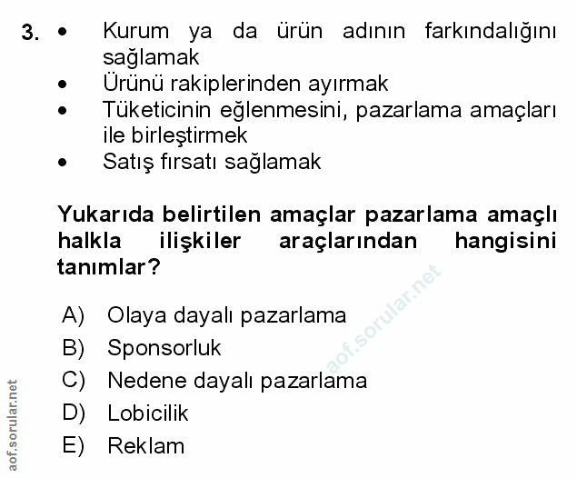 Soru 3