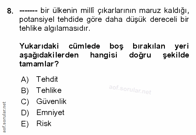 Soru 8