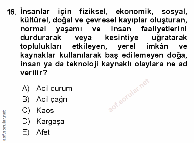 Soru 16