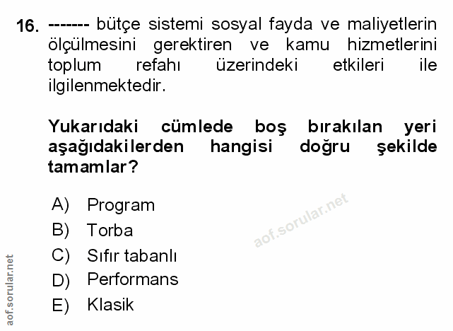 Soru 16