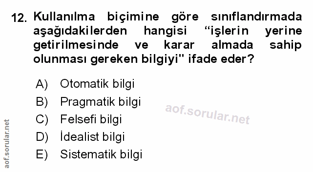 Soru 12