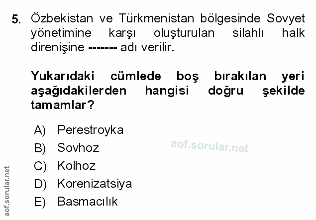Soru 5